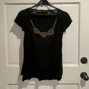 Banana republic top with chain detail